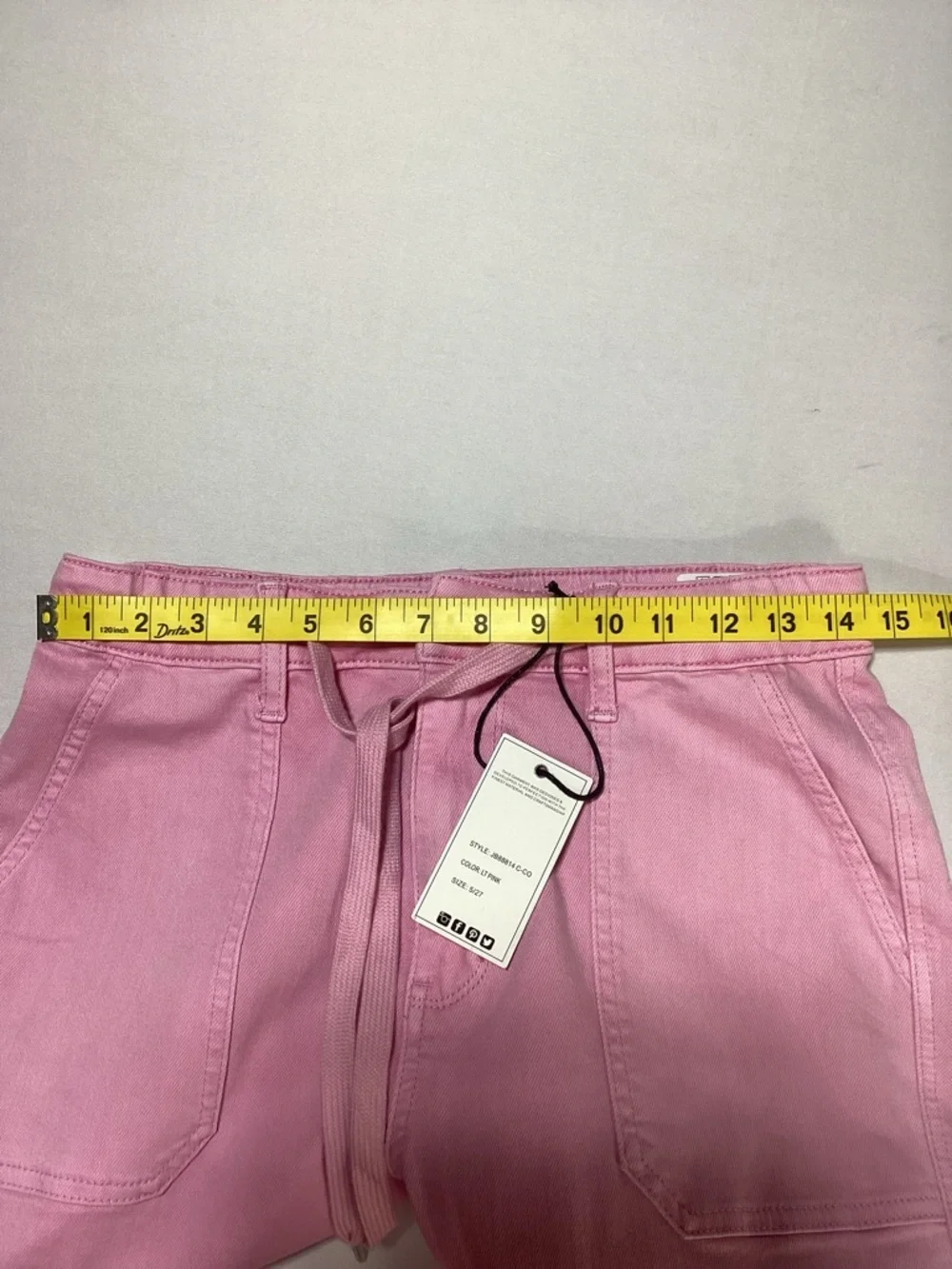 Judy Blue Light Pink High-Rise Jogger Jeans